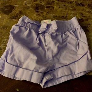 Lavender shorts
